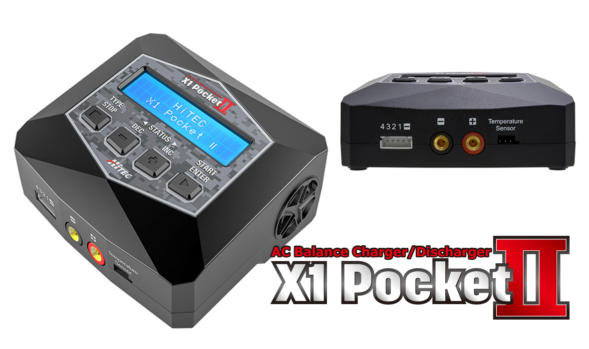 充電器 Hitec のx1がバージョンアップ Acバランス充電器 X1 Pocket Rock N Crawler