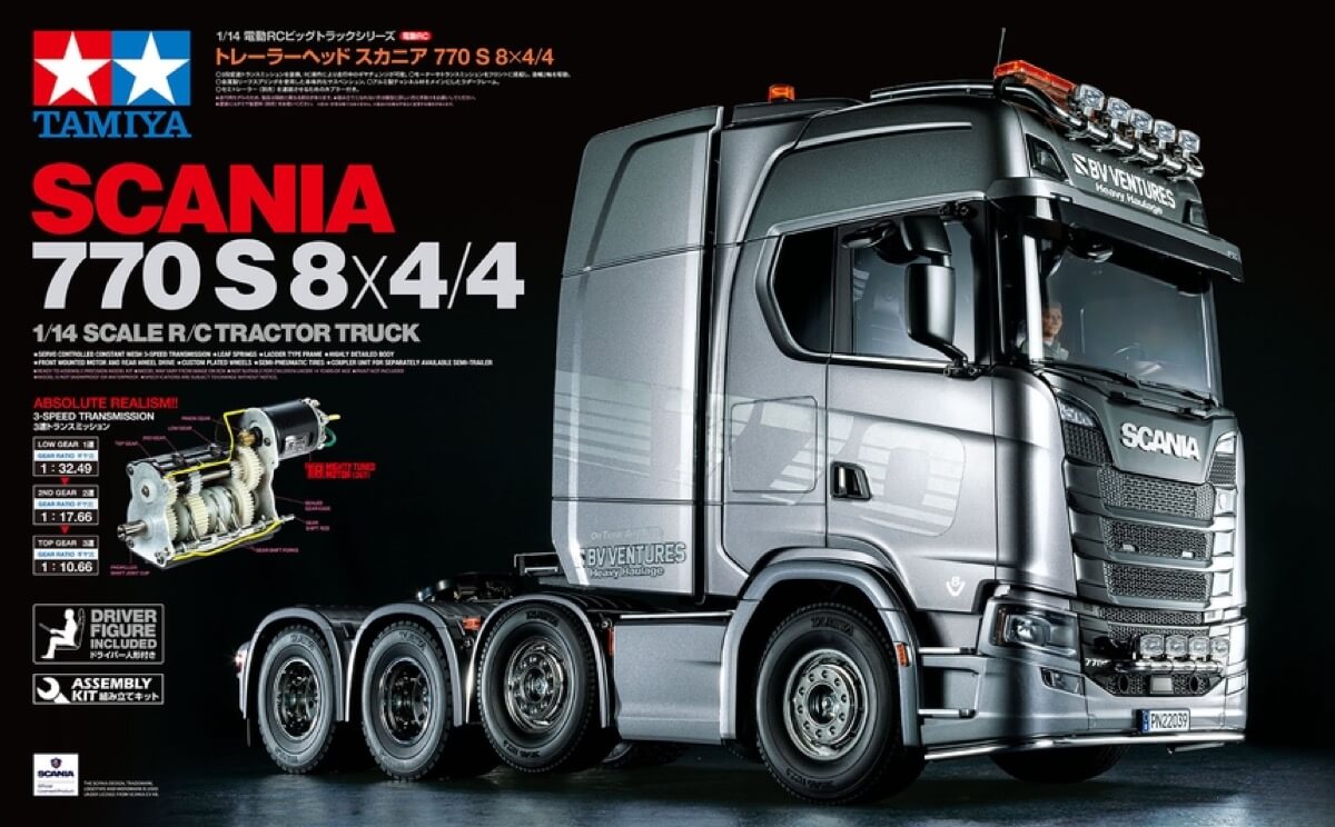 1/64 TIMEMICRO Scania スカニア S730 トラック #23