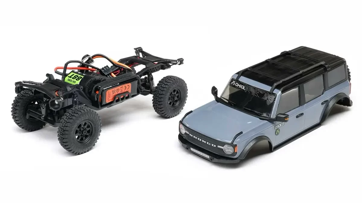 【新製品】AXIAL SCX30  フォードブロンコ &amp; ジープラングラー | 新セグメント 1/30スケール ロッククローラーが誕生！！ (33)