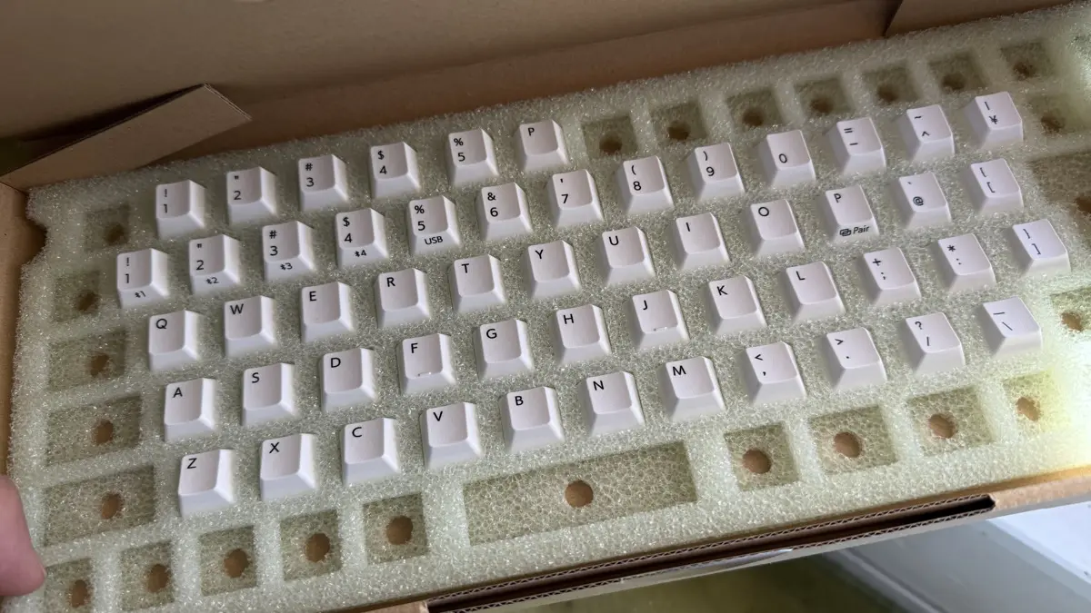 REALFORCE R3 キーボード Mac 配列 / R3HE11 のキートップを交換する & 掃除 (7)