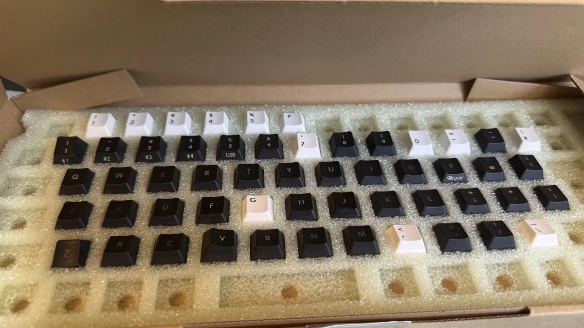 REALFORCE R3 キーボード Mac 配列 / R3HE11 のキートップを交換する & 掃除 (45)