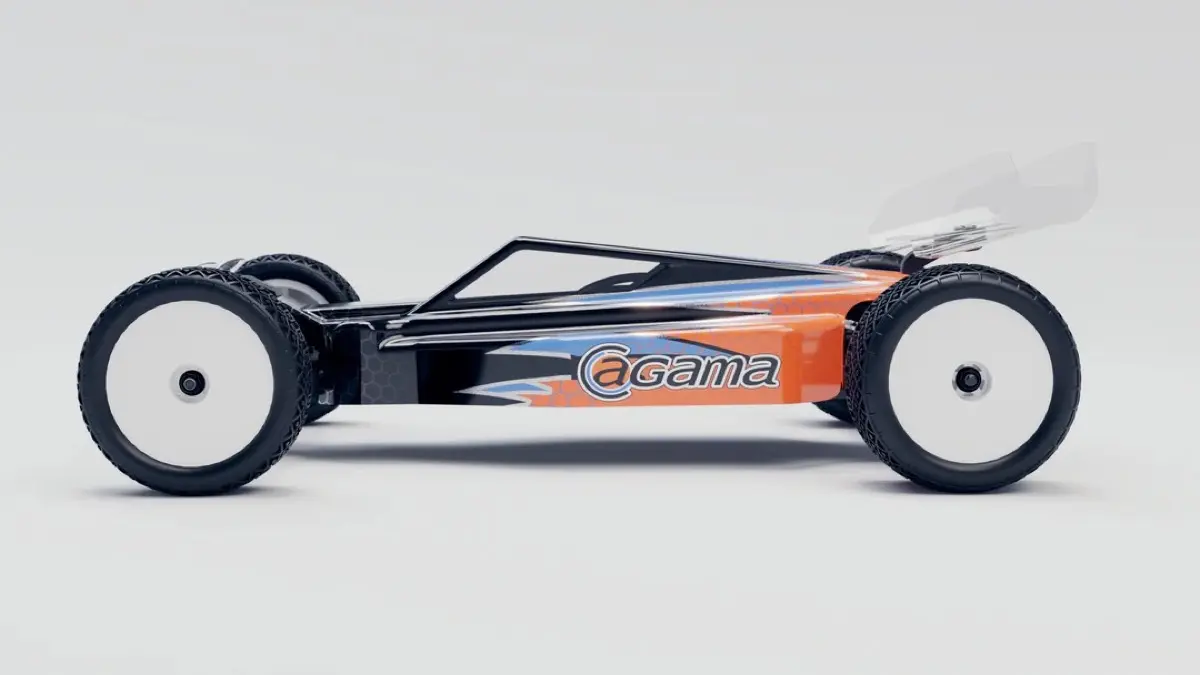 【探求】AGAMA N110 1/10スケール 2WD コンペティション バギーキット｜美しきバギーシャーシに惹かれる (7)
