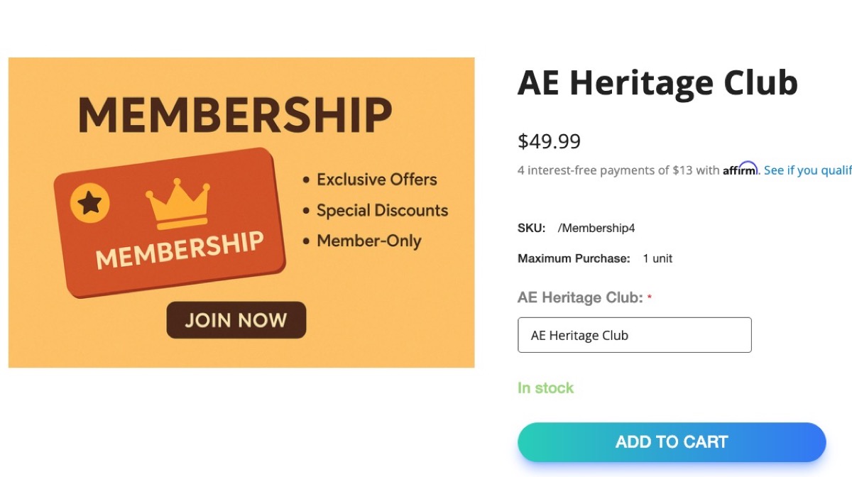 AE Membership Club1